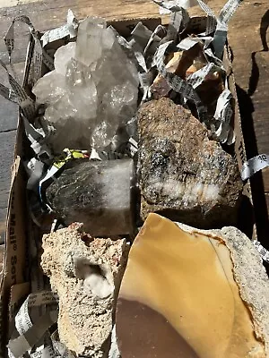 Rock Mineral Crystal Polished Stone & More Estate Collection Lot • $49.95