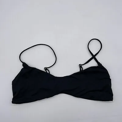 ZafuL L Large Bikini Swim Bathing Suit Top Black • $5.59