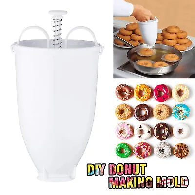 £7.99 • Buy Donut Maker Machine Mould Manual Dispenser Kitchen Utensil Tool DlY Bake Ware UK