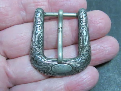 John McCabe Small Sterling Silver  Cowgirl Belt Buckle • $112.50