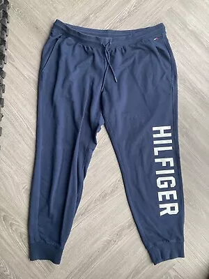 Woman’s HOLLISTER High Rise Joggers Lounge Tracksuit Bottoms Size Large Navy • £16.49