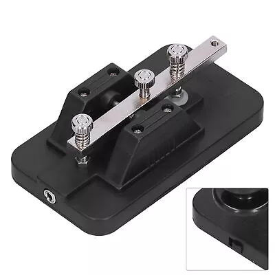 Morse Code Key Telegraph Tapper Manual CW Practice Tool Trainer W/ Buzzer • $39.14