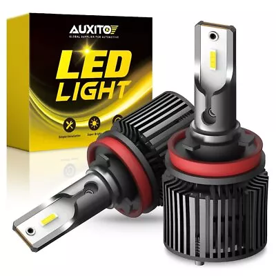 2X AUXITO H11 H8 LED Headlight Kit High/ Low Beam Bulb Super Bright X1 USA EXV • $20.99