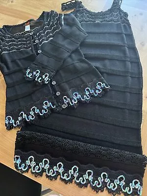 £110 • Buy Bazar Christian Lacroix Dress And Cardigan