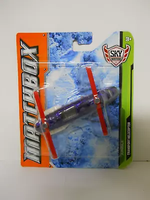 Matchbox Jungle Transport Helicopter 2012 Mattel Sky Busters Die Cast Aircraft • $14.95