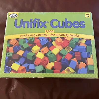 NEW SEALED Didax Unifix Cubes 1000 Interlocking Counting Activity Booklet 2-BKA • £72.89