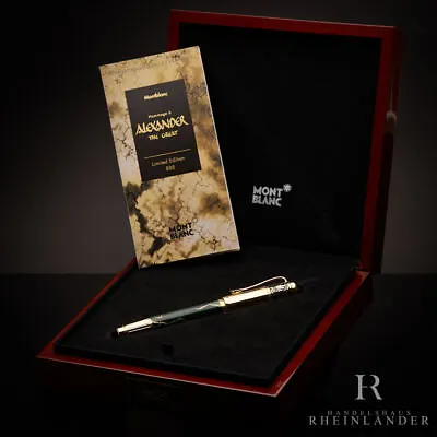 Montblanc Patron Of Art 888 Edition 1998 Alexander The Great FountainPen ID28640 • $10729.95