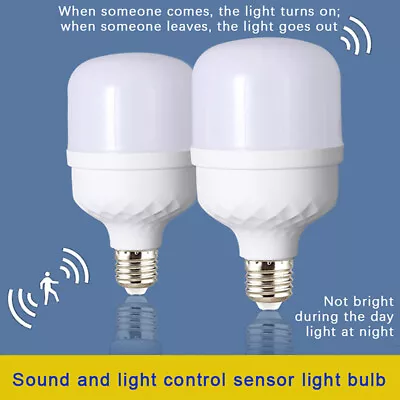 Automatic Motion Sensor LED Lamp Bulb Smart ON/OFF Voice-activated Bulb • $4.01