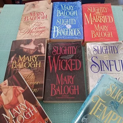 MARY BALOGH Book LOT OF 8 Paperback HISTORICAL ROMANCE • $6.95