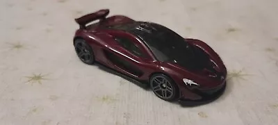 Hot Wheels 2022 McLaren P1 Burgundy  Multipack Exclusive Loose Mint • $4.95