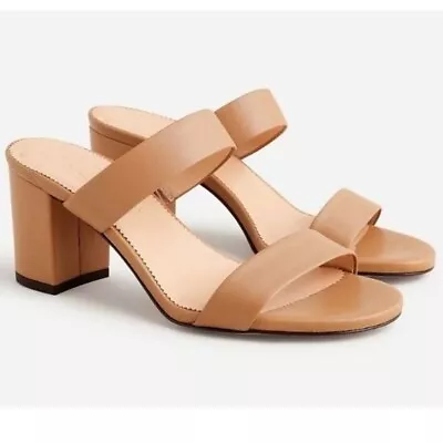 J. Crew Lucie Double-strap Block-heel Sandals Item BH396 Size 9 SKU 618 • $121