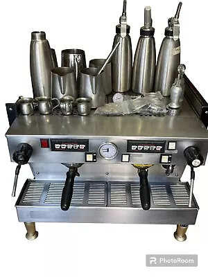 LA MARZOCCO LINEA 2AV 2 Group Automatic Commercial Espresso Coffee Machine AS-IS • $1