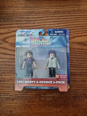 £100 • Buy Minimates Back To The Future 1955 Marty & George 2-pack Previews Exclusive
