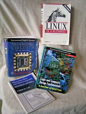 Microelectronic Circuits Linux Microcontrollers Logic**4 Old Textbooks SAVE$  • $30