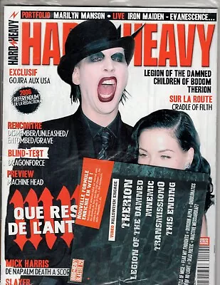 DITA VON TEESE MARILYN MANSON French Hard Heavy Magazine February 2007 W/CD • $40.19