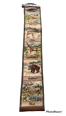 £32.81 • Buy Vintage Bell Pull, Brass Needlepoint Wall Hanging, Hand Made 94x16cm