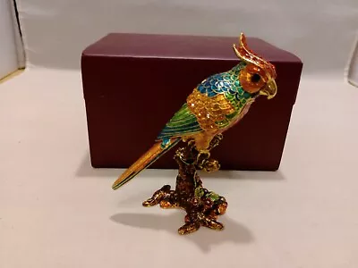 Nobility Bejeweled Box  Colorful Bird 4025 In Box • $32.48