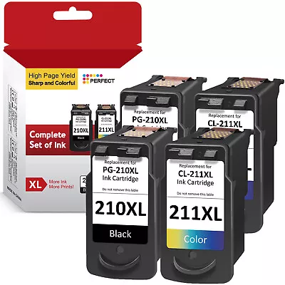 PG-210XL CL-211XL Ink Cartridges For Canon MX360 MX410 MP280 MP490 IP2700 Lot • $15.88