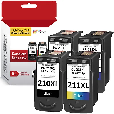 PG-210XL CL-211XL Ink Cartridges For Canon PIXMA MX360 MX410 MP280 MP490 IP2700 • $19.49