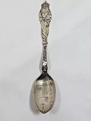 Mormon Tabernacle Holly And Berries Handle Wallace & Sons Sterling Spoon • $40