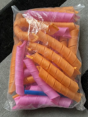 £5 • Buy 40Pcs Magic Hair Curlers Heatless MIX Hair Curling Spirals No Heat Curl DIY Set