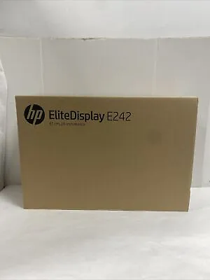 24  HP ELITE DISPLAY E242 1920x1200 LED HDMI MONITOR NEW SEALED BOX SEE PHOTOS • $149.99