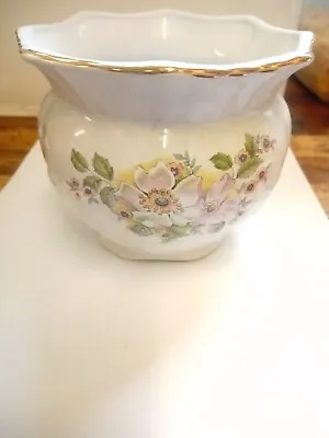 £6 • Buy Vintage Maryleigh Pottery  Blossom Time  Small Planter Plant Pot/Vase