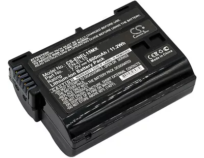 1600mAh Battery For Nikon 1 V1Coolpix D7000D600D610D7000D7100D7200;MB-D12 • $18.19