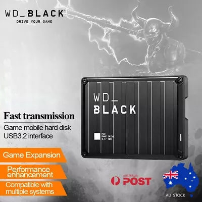 $159.95 • Buy WD BLACK P10 2TB 4TB 5TB Portable External Hard Drive HDD Playstation Xbox PC