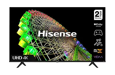 Hisense 85A6BGTUK 85 Inch 4K Ultra HD HDR Smart LED TV Freeview Play • £1129