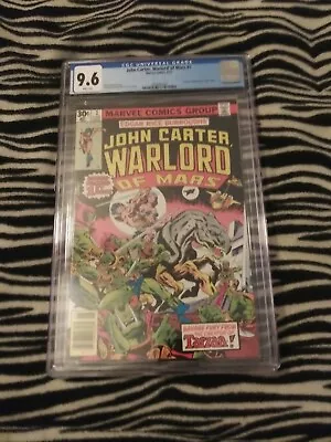 $100 • Buy John Carter Warlord Of Mars 1 CGC 9.6 WP