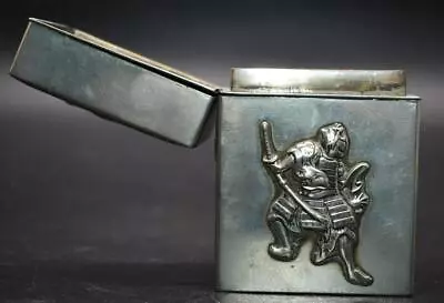 Rare Antique Japanese Meiji Taisho Silver Metal Card Box - Very Detailed • £0.99