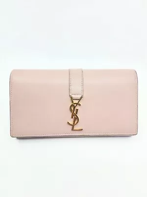 YSL Peach Long Wallet • $299