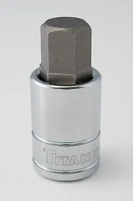 Titan Tools 15614 Hex Bit Socket 1/2  Drive 14mm Chrome • $8.34