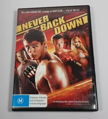 Never Back Down Movie PAL M DVD R4 VGC Sean Faris • $4.99