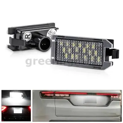 2X White LED License Plate Light Rear Tag Lamp For 2014-2020 Jeep Grand Cherokee • $11.99