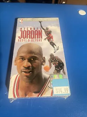 Vintage MichaelJordan AboveAndBeyond VHS Video NBA NewFactorySealed NeverOpened • $24.77