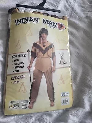 Forum Native American Indian Squaw Mens Adult Fancy Dress Costume New • £14