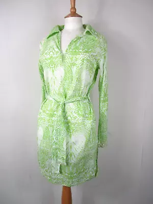 Melissa Odabash Green Printed Beach Dress Size M / UK 10 • $42.32