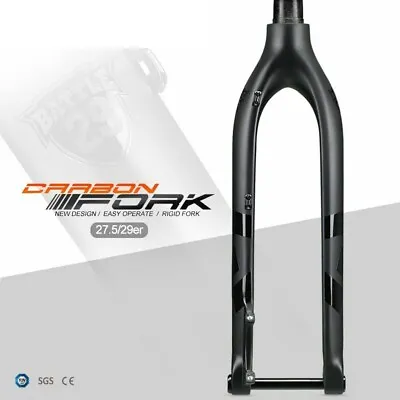 $234.89 • Buy OG-EVKIN MTB Rigid Fork 27.5er 29er Carbon Mountain Bicycle Black Forks