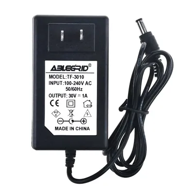 $12.99 • Buy AC 100-240V DC 30V 1A Adapter Charger Power Supply 5.5mmx2.5mm US Plug Center +