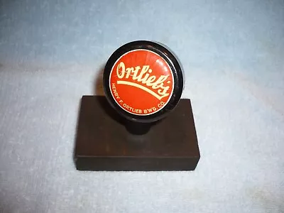 Vintage  Celluloid Ortlieb's   Beer Tap Ball  Knob Handle • $35