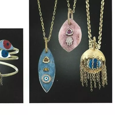 Aaron Basha Boutique Jewelry Print Ad Bracelets Necklaces Pendants Print Ad • $12.49