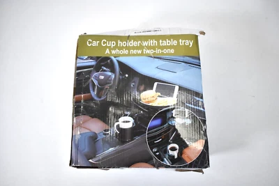 $22.50 • Buy Qihoo Car Cup Holder Tray Expander Adapter Swivel Mount Adjustable Black