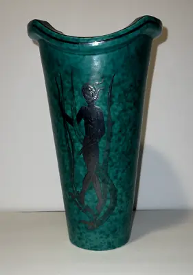 Argenta Vase - WILHELM KÅGE GUSTAVSBERG - Nude Figure - MIDCENTURY • $1500