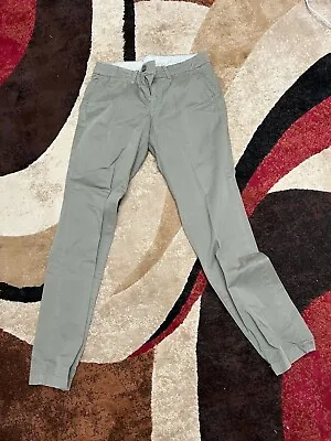 J. Crew - Women's Waverly Chino Pants - Army Khaki Green - City Fit - Size 4 • $25