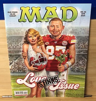 Mad Magazine #36 / Love Stinks Issue / 2nd Print Variant / Dc /2024/ Nm -/+ • $9.88