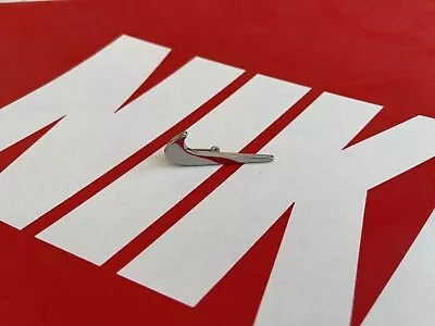 Nike Air Max Swoosh Original Silver Metal Safety Pin/Lace Charm-100% Authentic • £19.99