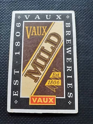 Vaux Beer Mat Uk Cat No 174  Vaux Mild. • £3