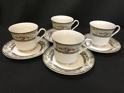 Mikasa Fine China  CAMBRIDGE   L9015  ~ Set Of 4 ~ Cups & Saucers ~ 3  Tall • $31.99